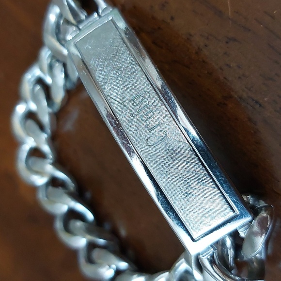 Vintage SPEIDEL USA Craig Personalized Curved Chain Stainless Steel ID Bracelet - Picture 2 of 7